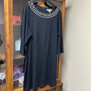 Tommy Bahama Black Top with Shimmering Silver Details